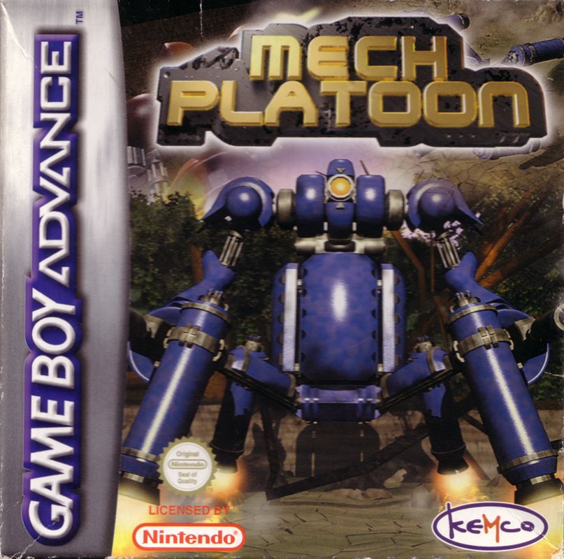Mech Platoon box art for GameBoy Advance